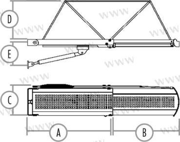 HYDRAULIC GANGWAY SMERALDO 2300 MM - 200
